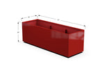 30% OFF Aluminum Rectangular Planter – 84" x 18" x 24"