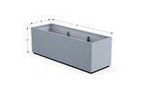 30% OFF Aluminum Rectangular Planter – 84" x 18" x 24"