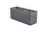 30% OFF Aluminum Rectangular Planter – 59.5" x 24" x 30"