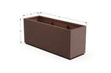 Aluminum Rectangular Planter – 30" Height - Plantercraft