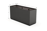 Aluminum Rectangular Planter – 36" H