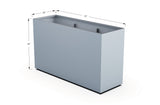Aluminum Rectangular Planter - Plantercraft