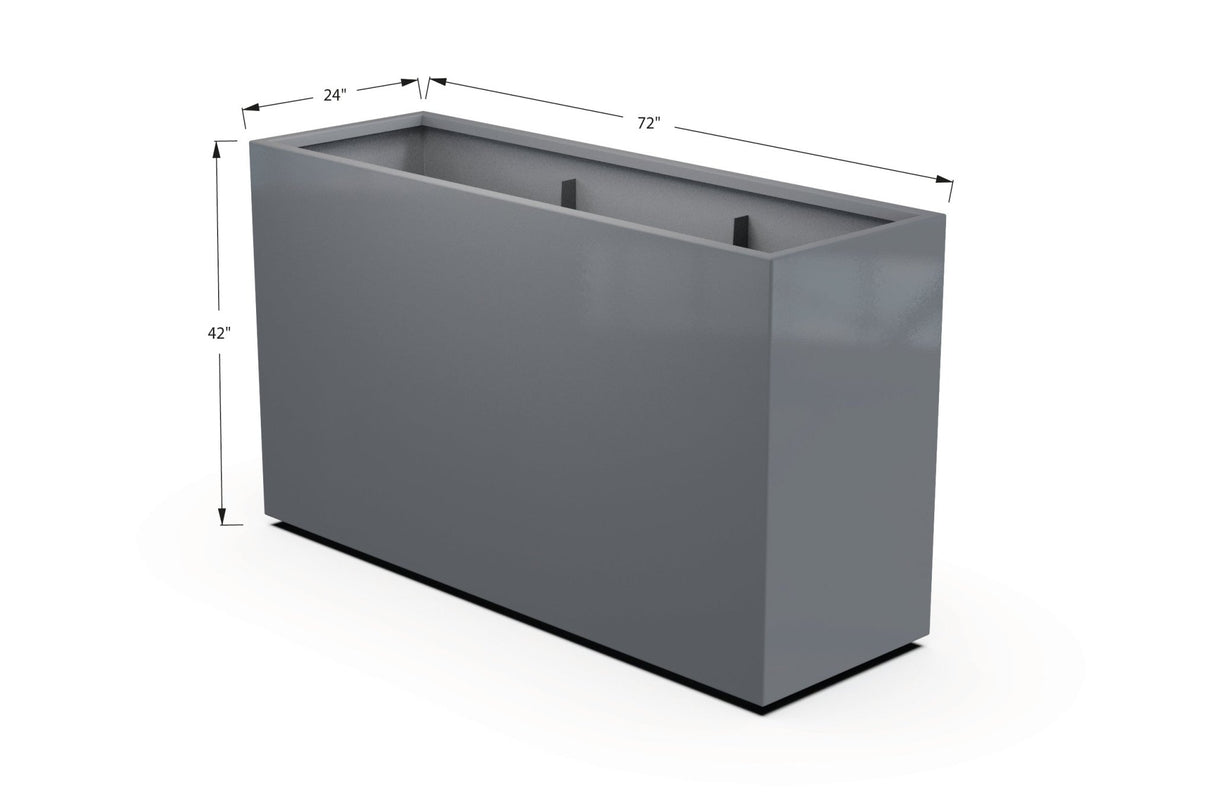 Aluminum Rectangular Planter - Plantercraft