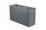 Aluminum Rectangular Planter - Plantercraft