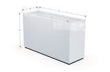 30% OFF Aluminum Rectangular Planter – 60" x 18" x 42"
