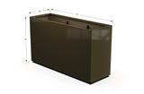 30% OFF Aluminum Rectangular Planter – 60" x 18" x 42"