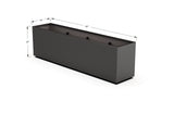 30% OFF Aluminum Rectangular Planter – 84" x 18" x 24"