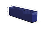 30% OFF Aluminum Rectangular Planter – 84" x 18" x 24"