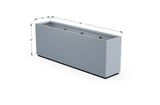30% OFF Aluminum Rectangular Planter – 59.5" x 24" x 30"