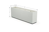 30% OFF Aluminum Rectangular Planter – 59.5" x 24" x 30"