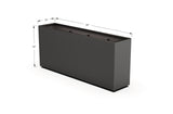 Aluminum Rectangular Planter – 36" H