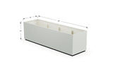 30% OFF Aluminum Rectangular Planter – 84" x 18" x 24"