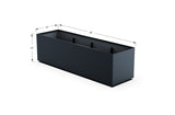 30% OFF Aluminum Rectangular Planter – 84" x 18" x 24"