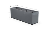 30% OFF Aluminum Rectangular Planter – 59.5" x 24" x 30"