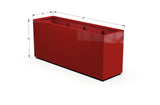 Aluminum Rectangular Planter – 36" H