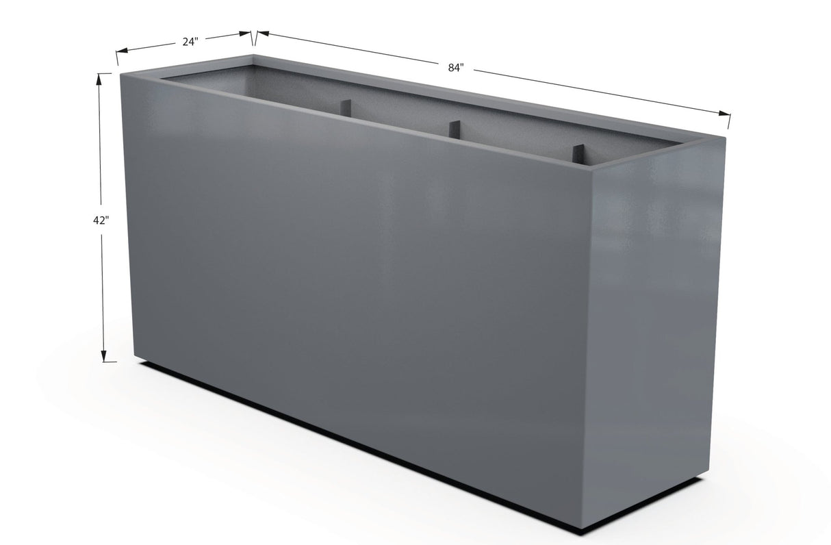 Aluminum Rectangular Planter - Plantercraft