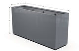 Aluminum Rectangular Planter - Plantercraft