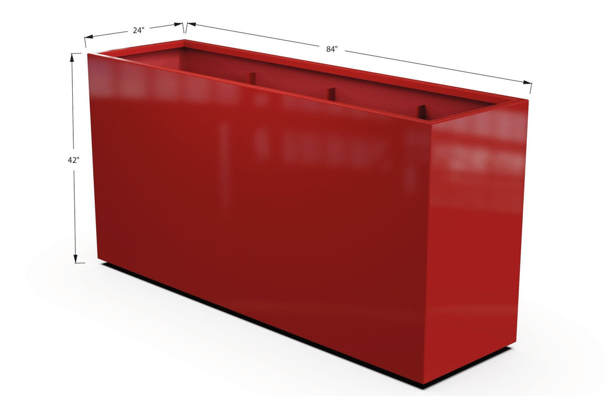Aluminum Rectangular Planter - Plantercraft