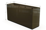 30% OFF Aluminum Rectangular Planter – 60" x 18" x 42"