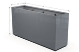30% OFF Aluminum Rectangular Planter – 60" x 18" x 42"