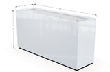 30% OFF Aluminum Rectangular Planter – 60" x 18" x 42"