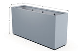 30% OFF Aluminum Rectangular Planter – 60" x 18" x 42"