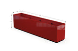 30% OFF Aluminum Rectangular Planter – 84" x 18" x 24"