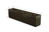 30% OFF Aluminum Rectangular Planter – 84" x 18" x 24"