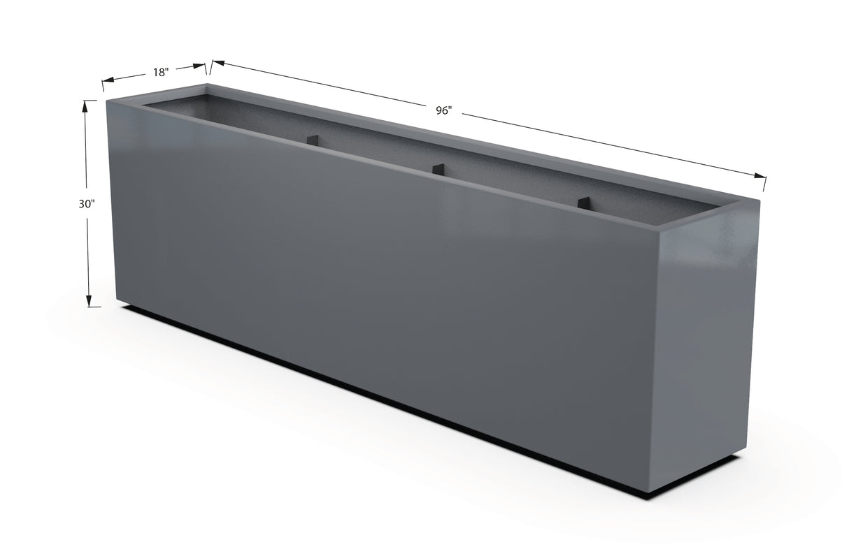30% OFF Aluminum Rectangular Planter – 59.5" x 24" x 30"