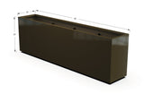 Aluminum Rectangular Planter – 30" Height - Plantercraft