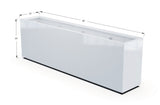 Aluminum Rectangular Planter – 30" Height - Plantercraft