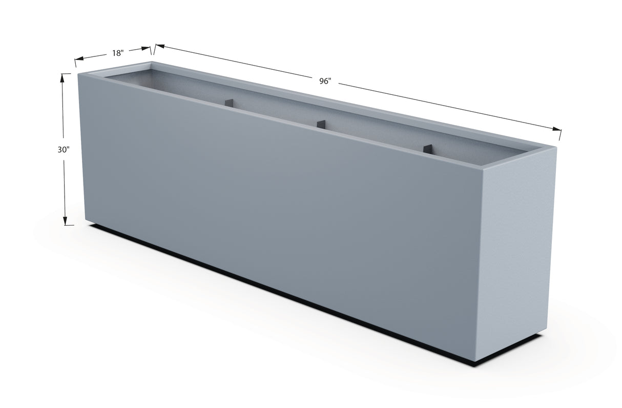 30% OFF Aluminum Rectangular Planter – 59.5" x 24" x 30"