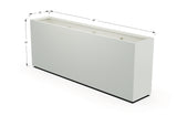 Aluminum Rectangular Planter – 36" H