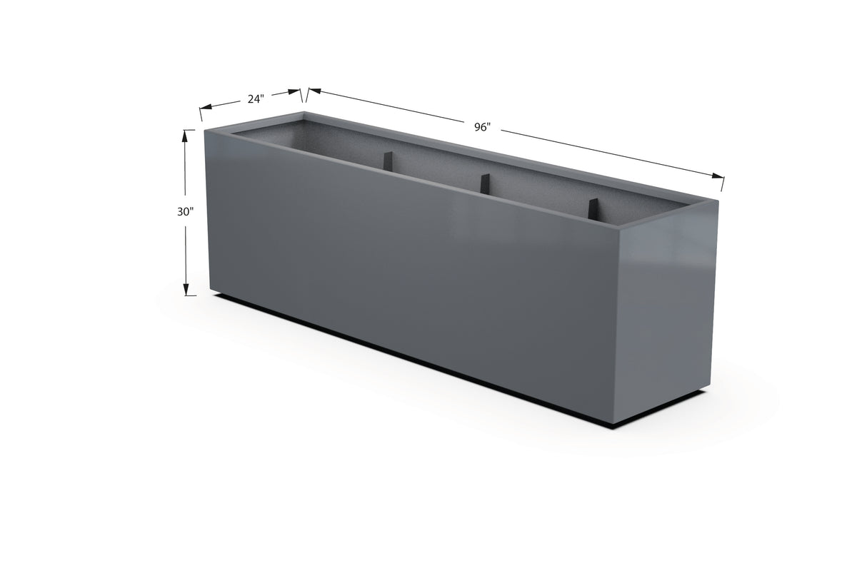 30% OFF Aluminum Rectangular Planter – 59.5" x 24" x 30"