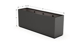 Aluminum Rectangular Planter – 36" Height - Plantercraft