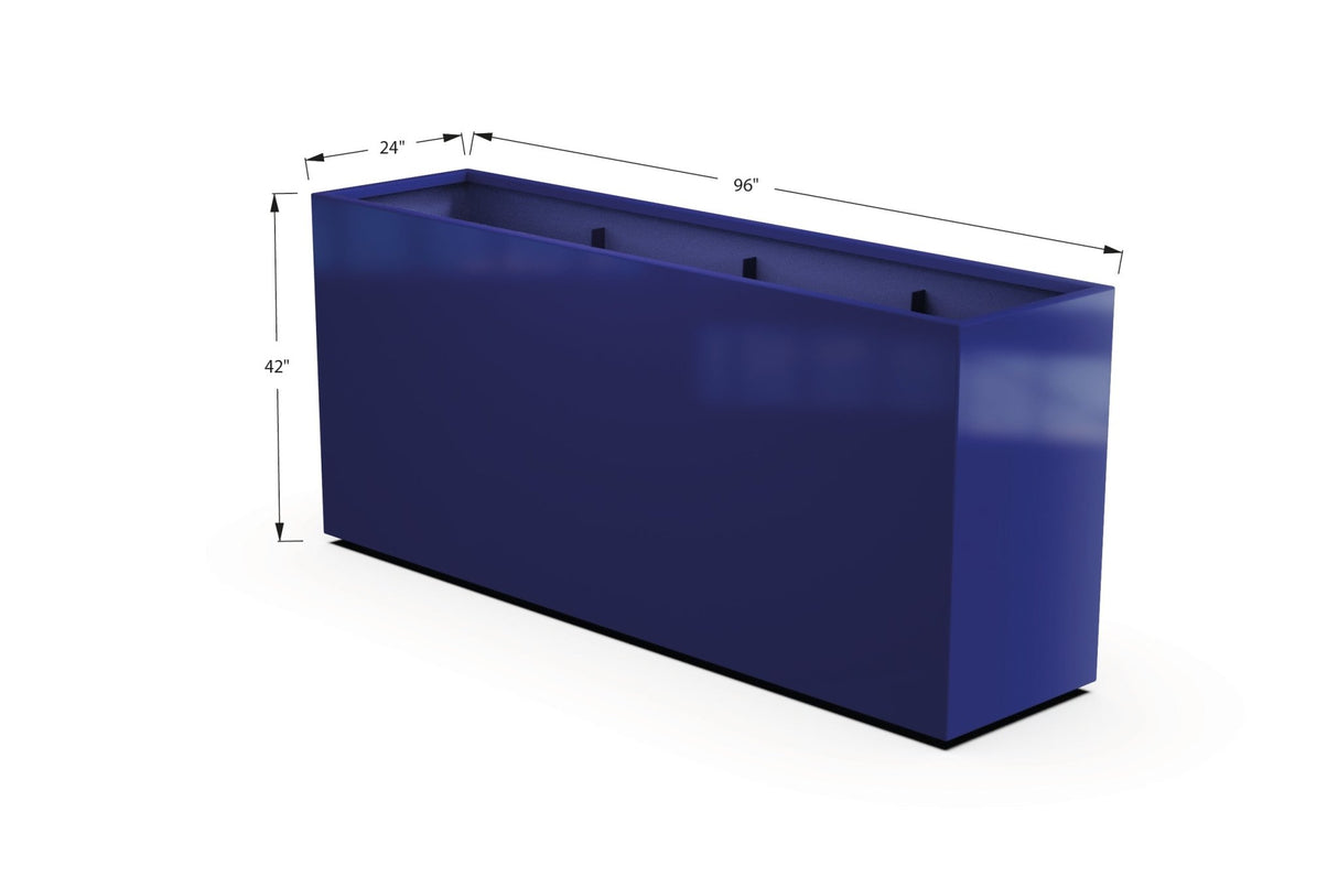 Aluminum Rectangular Planter - Plantercraft