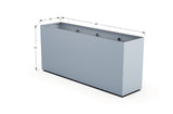Aluminum Rectangular Planter - Plantercraft