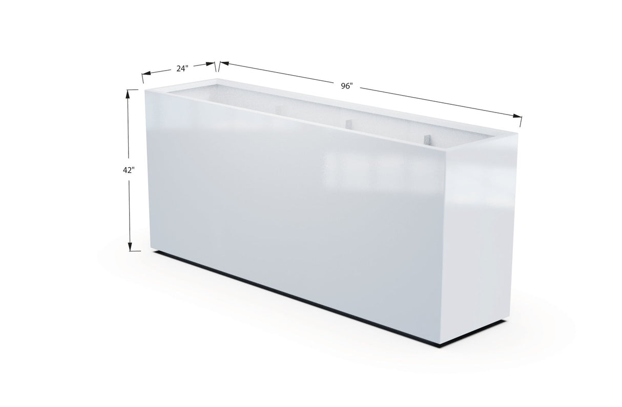 Aluminum Rectangular Planter - Plantercraft