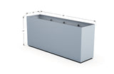 30% OFF Aluminum Rectangular Planter – 60" x 18" x 42"
