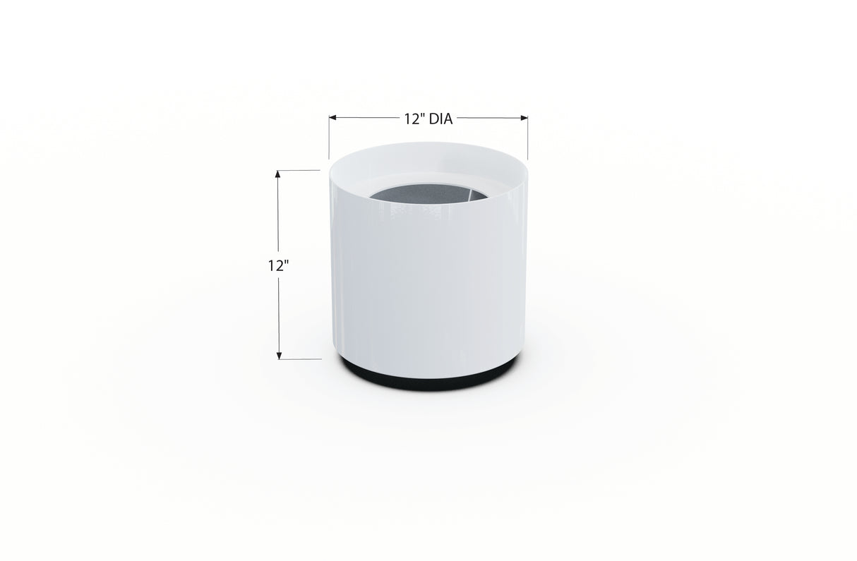 Aluminum Round Planter – 12" to 20" DIA