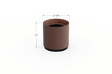 Aluminum Round Planter – 12" to 20" DIA