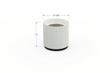 Aluminum Round Planter – 12" to 20" DIA