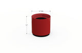Aluminum Round Planter – 12" to 20" DIA