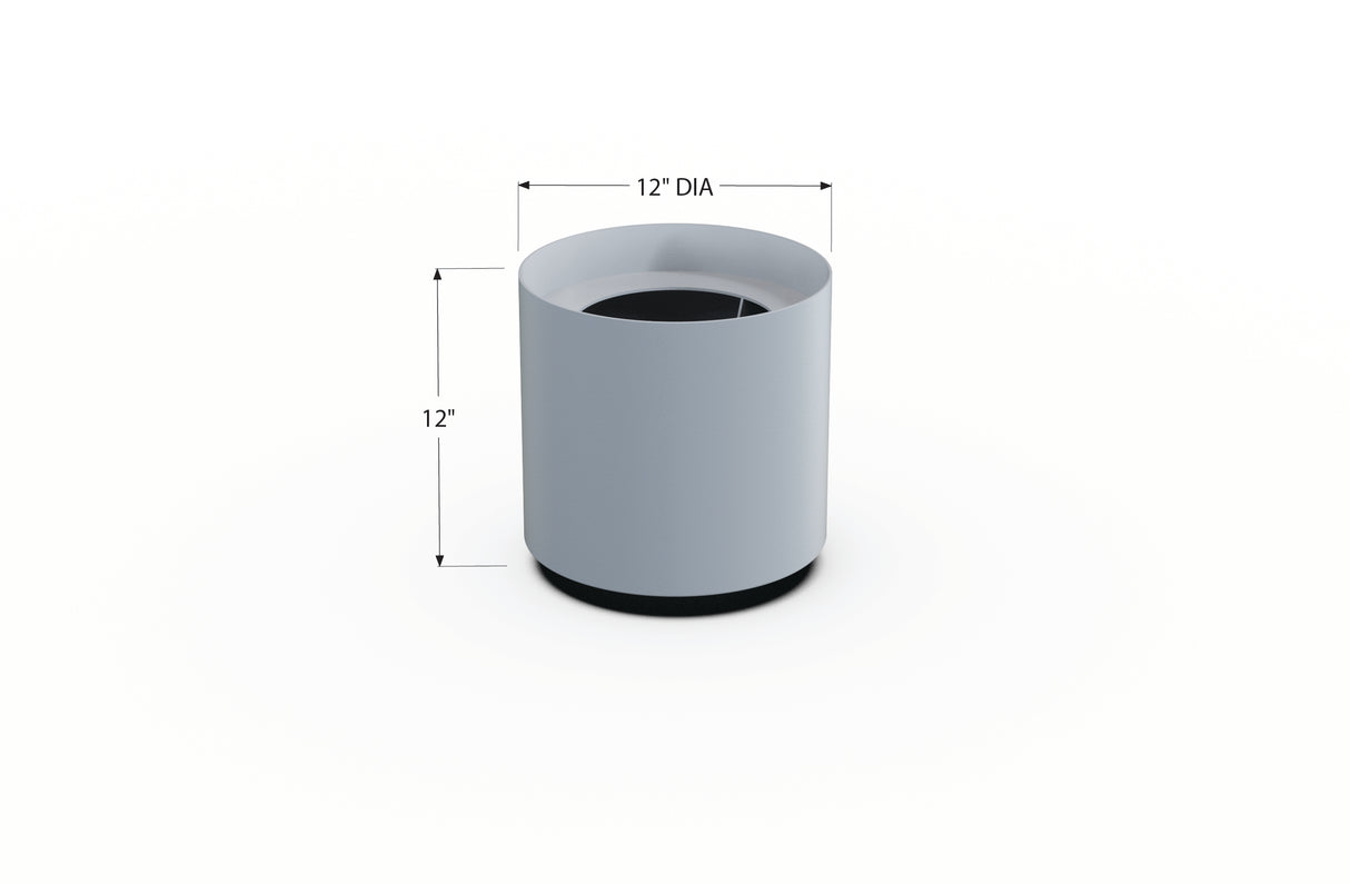 Aluminum Round Planter – 12" to 20" DIA