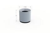 Aluminum Round Planter – 12" to 20" DIA