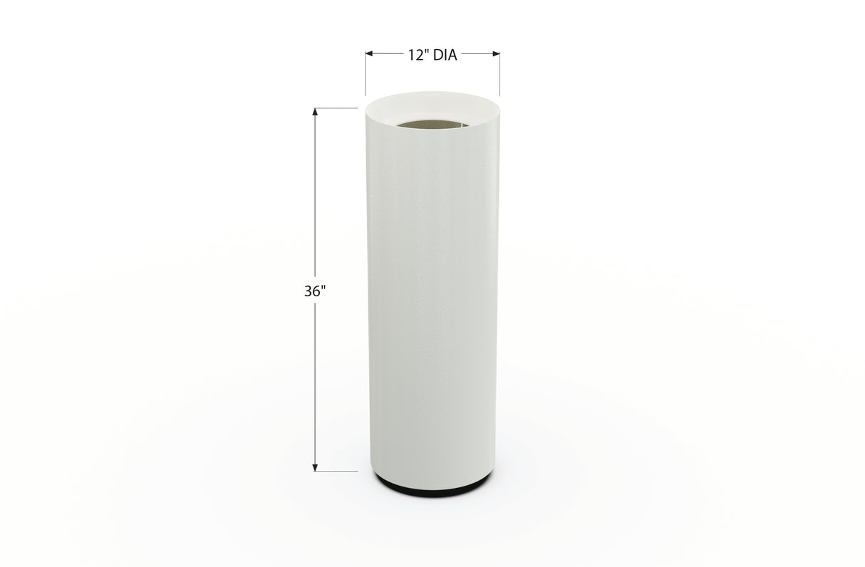 Aluminum Round Planter – 12" to 20" DIA