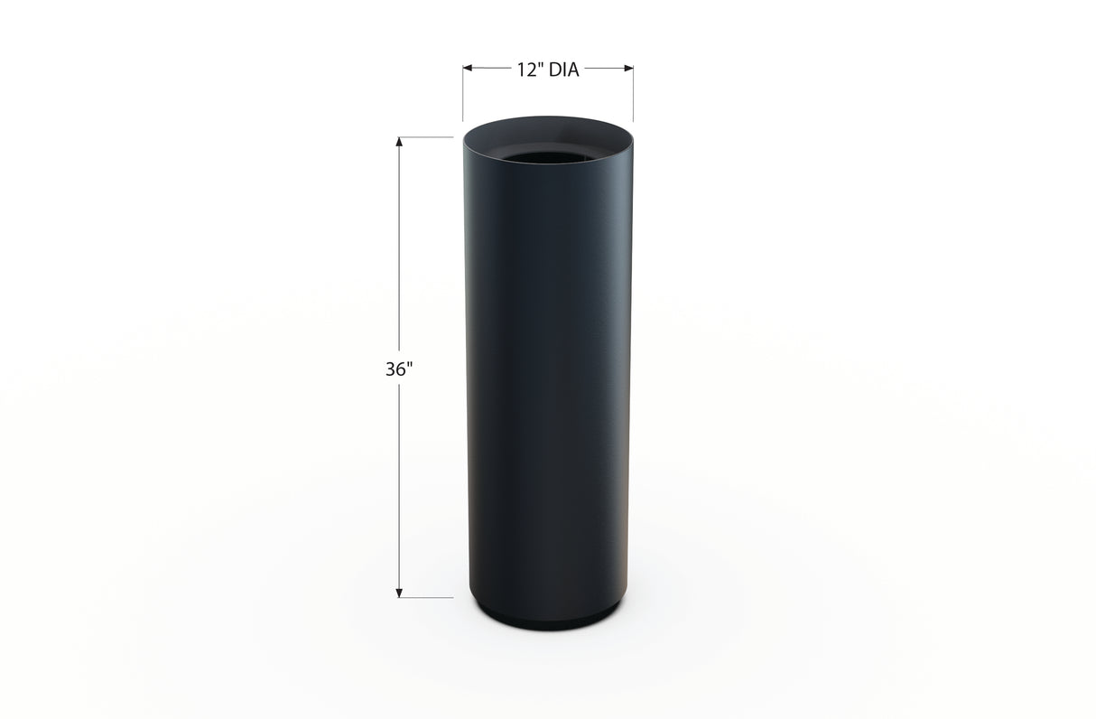Aluminum Round Planter – 12" to 20" DIA