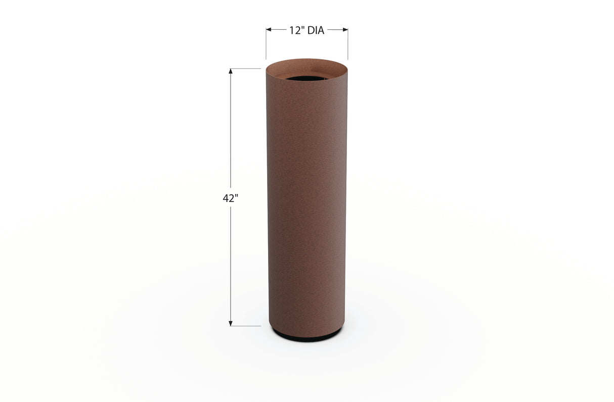 Aluminum Round Planter – 12" to 20" DIA