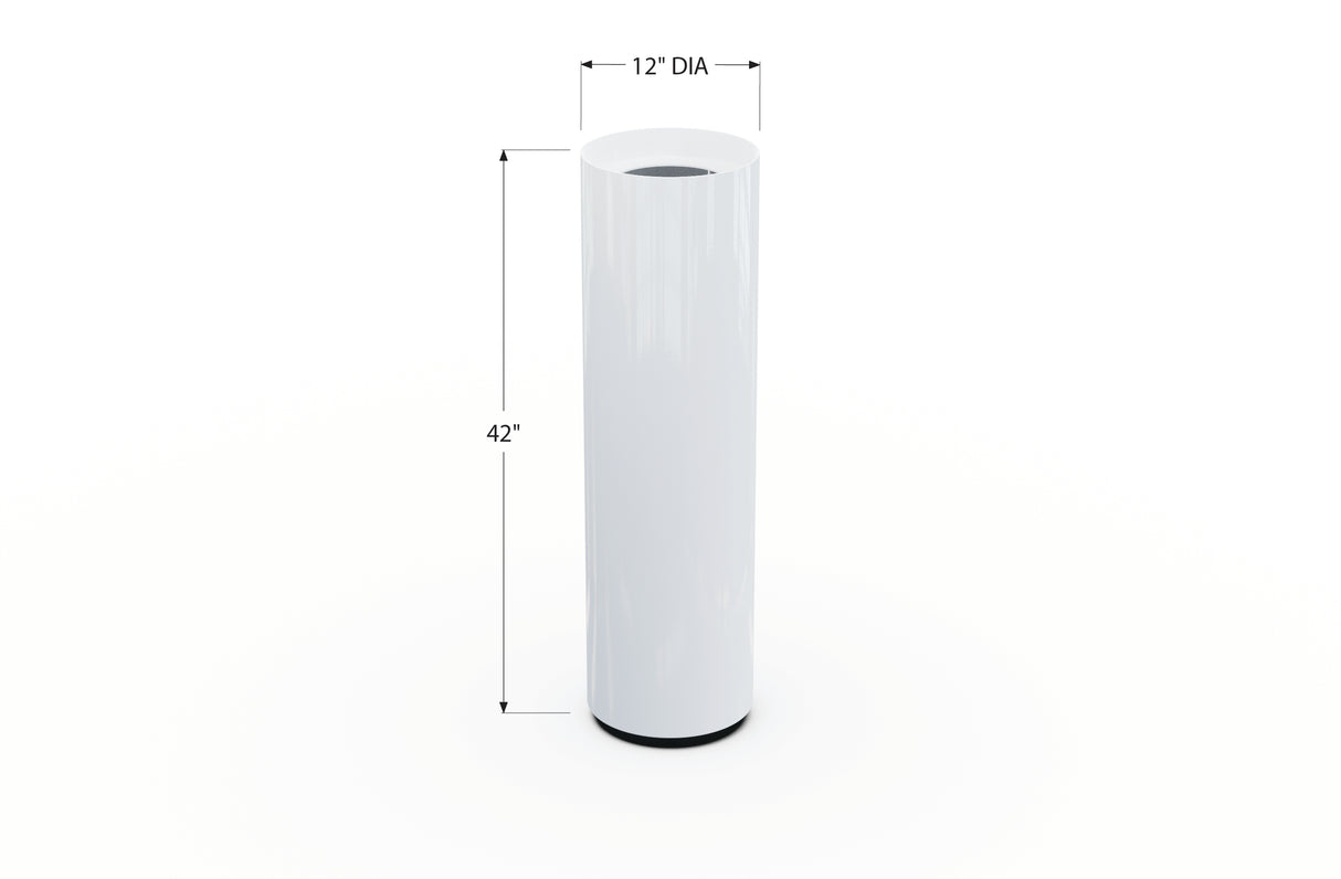 Aluminum Round Planter – 12" to 20" DIA