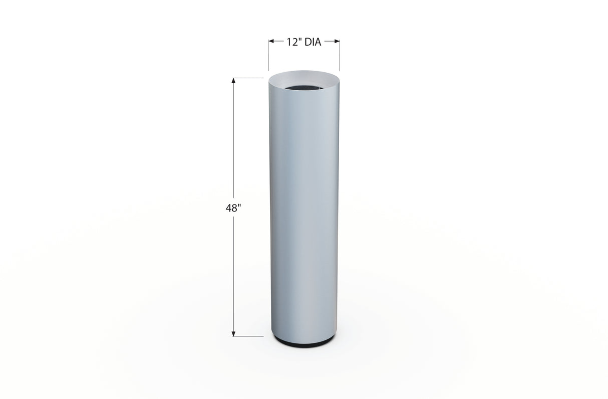 Aluminum Round Planter – 12" to 20" DIA